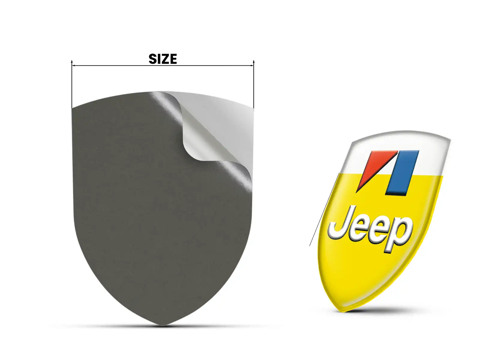 Jeep Adesivi Logo Aziendali Resistenti Personalizzabili Pro